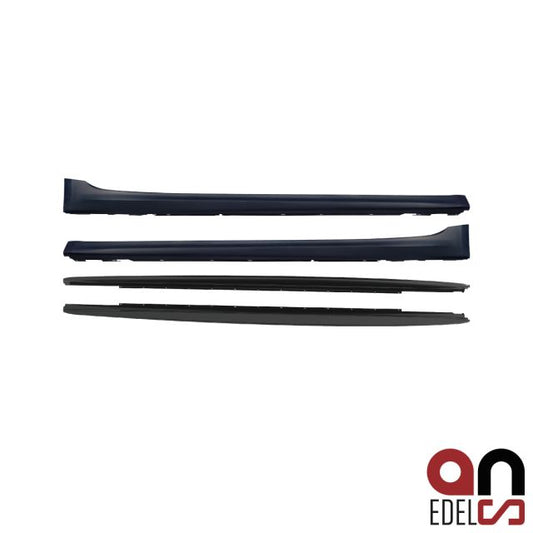 AN Set Sport Performance Seitenschweller Rechts / Links +Ansätze grundiert passt für BMW 5er G30 / G31 Bj ab 2017 auch M-P...