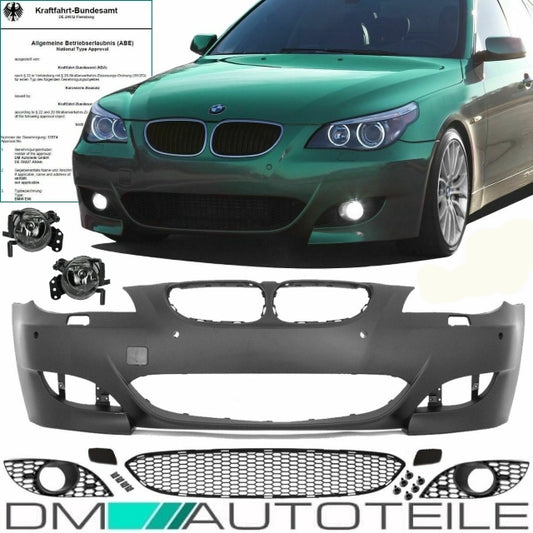 Sport Stoßstange für SRA/PDC+Nebel Set 03-07 passt für BMW E60 E61 außer M5 ABE*