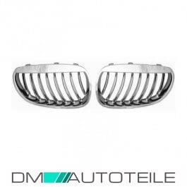 Kühlergrill Chrom-Schwarz passend für BMW E60 E61 Limousine Touring 03-07