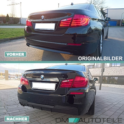 Diffusor Sport-Performance Schwarz 2-Rohr Links passt für BMW F10 F11 M-Paket