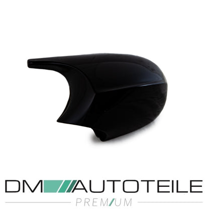 Set Sport Spiegelkappen schwarz glanz passt auf BMW 3er E90 E91 E92 E93 nur LCI Facelift Modelle