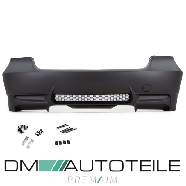 Limousine Stoßstange hinten Evo GT Sport passt für BMW E90 3er Bj 05-11 mit Parkhilfe