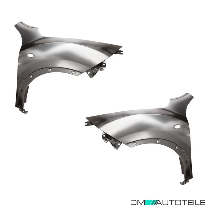 Kotflügel SET rechts+links vorne mit Blinkerloch passt für Nissan Juke 11-14