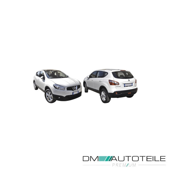 Stoßstange vorne schwarz ohne SRA passt für Nissan Qashqai (J10, JJ10) 10-14