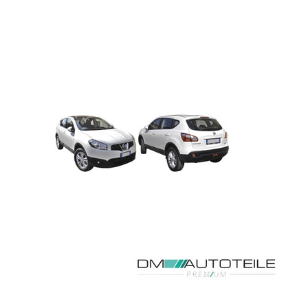 Stoßstange vorne schwarz ohne SRA passt für Nissan Qashqai (J10, JJ10) 10-14