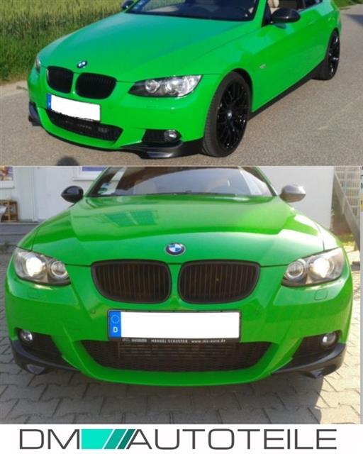 Set Stoßstange Vorne + Hinten + Zubehör passend für BMW E90 Facelift 08-11 für M-Paket aus ABS für SRA/PDC