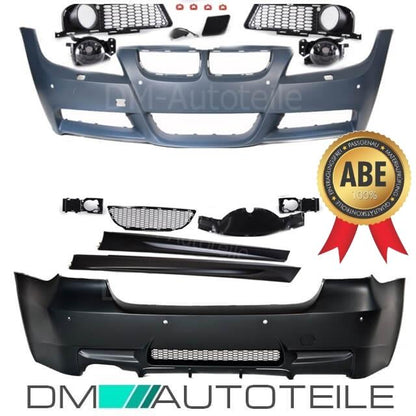 Bodykit Stoßstange ABS Komplett SRA/PDC passt für BMW E90 05-08 Serie & M-Paket
