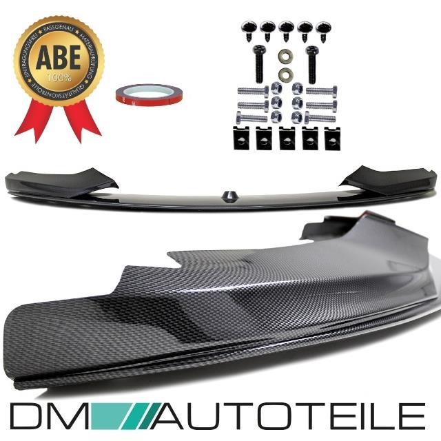 Frontspoiler Sport-Performance Carbon Glanz passt für BMW 4er F32 F33 F36 mit M-Paket + ABE*