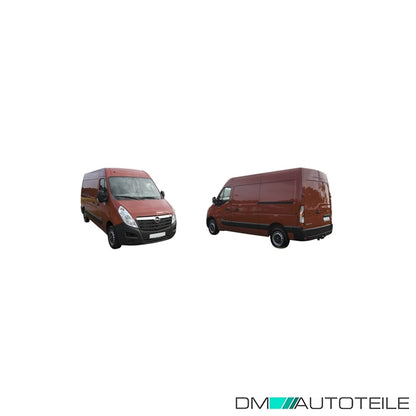 Außenspiegel rechts konvex mit Blinklicht passt für Renault Master III Kasten