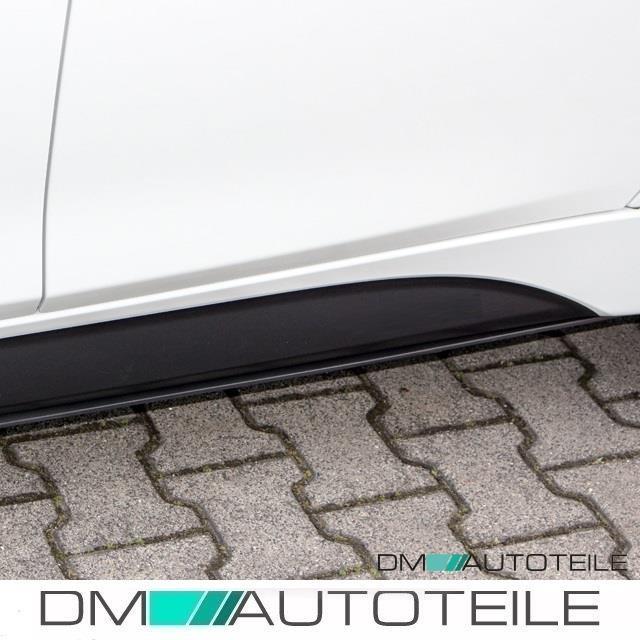 Set Seitenschweller Leisten SPORT-PERFORMANCE +Folie Schwarz Matt passt für BMW 3er F30 F31 M-Paket