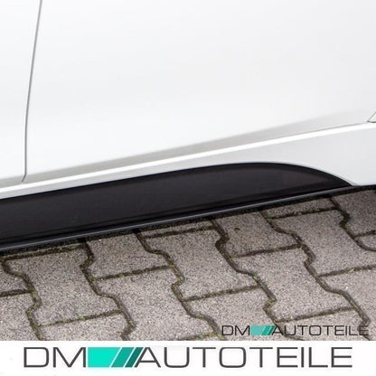Set Seitenschweller Leisten SPORT-PERFORMANCE +Folie Schwarz Matt passt für BMW 3er F30 F31 M-Paket