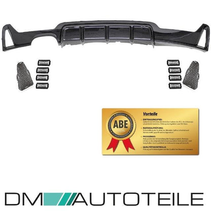 CARBON Sport-PERFORMANCE Heckdiffusor passt für BMW 4er F32 F33 F36 mit M-Paket