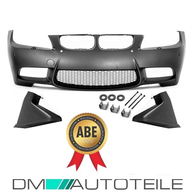 LCI Sport Stoßstange Schwarz PDC/SRA +Luftkanäle passt für BMW E90 E90 08-11+ABE