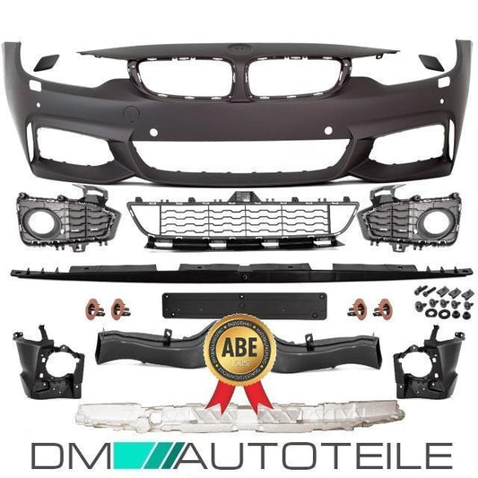Sport Stoßstange vorne +Zubehör für M Paket 13-18 passsend für BMW 4er F32 F33 F36 + ABE*