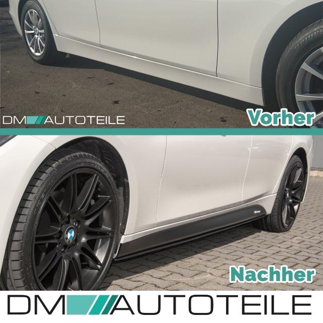 Sport-Performance Set Seitenschweller + Ansätze Matt+Folie passt für BMW F30 F31
