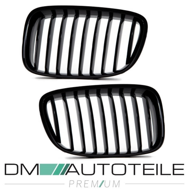 Kühlergrill Schwarz GLANZ Sport Performance passt für BMW 5er F07 GT 08-17