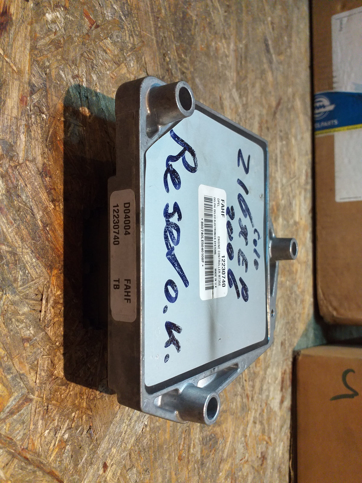 Corsa Astra Zafira 1.6 Motorsteuergerät ECU original GM Opel NEU
