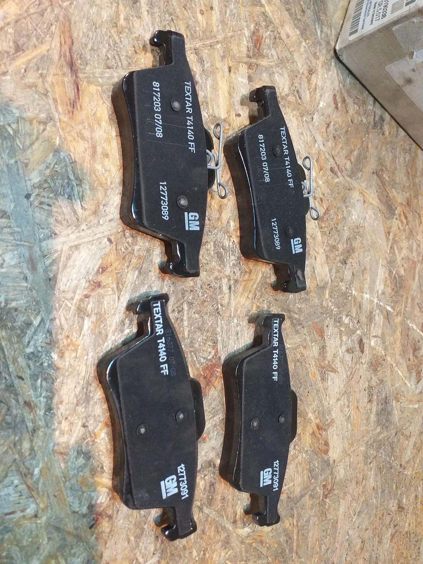 Vectra C Limo Signum SAAB 9-3 GT Bremsbelagsatz original GM Opel NEU