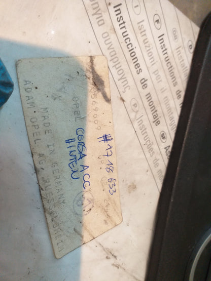 Corsa A CC Schmutzfänger hinten original GM Opel NEU