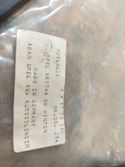 Vectra Schmutzfänger hinten OHNE CLIPS original GM Opel NEU