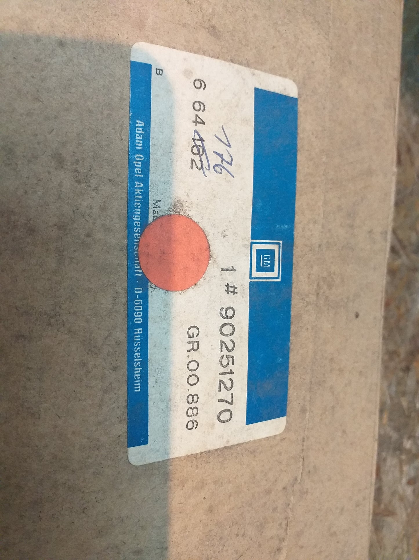 Omega A Kupplungsscheibe original GM Opel NEU
