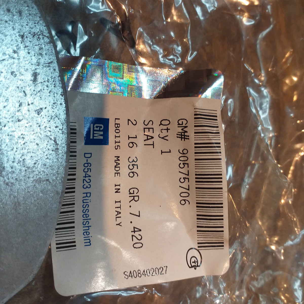 Astra G Zafira A Sitz Dämpfungsring oben original GM Opel NEU