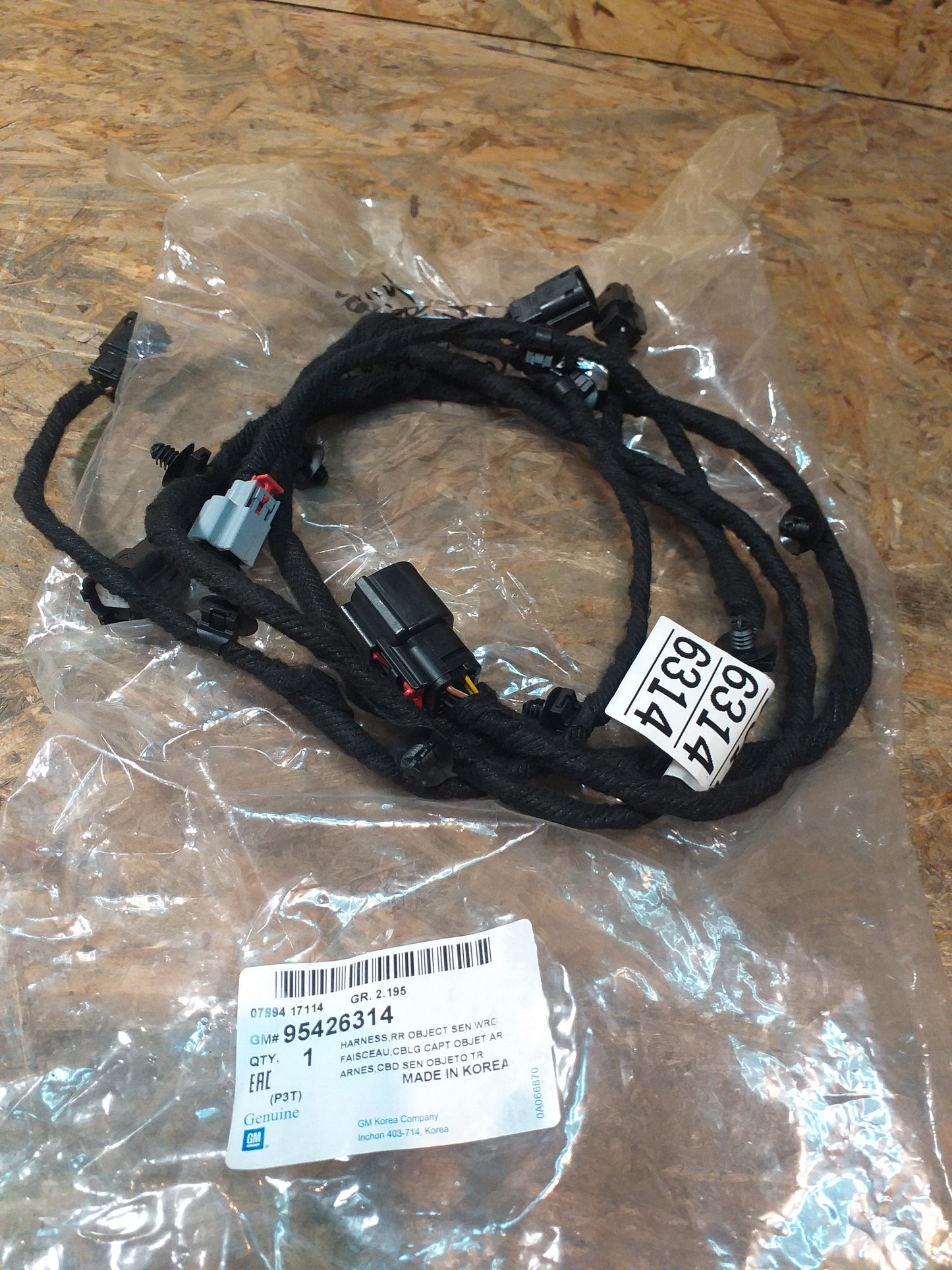 Mokka Parksensor Kabelbaum hinten original GM Opel NEU
