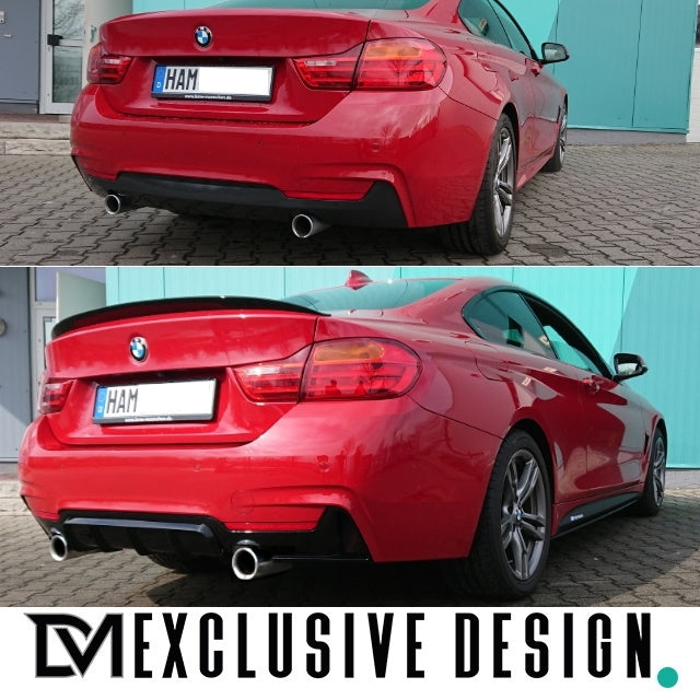 DM Exklusive Design Duplex 435d Performance Umrüstung Auspuffanlage + Diffusor Edelstahl poliert Made in Germany passt für...