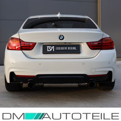 Sport-Performance Diffusor + Blenden Schwarz Glanz passt für BMW F32 F33 F36 M-Paket 435 / 440