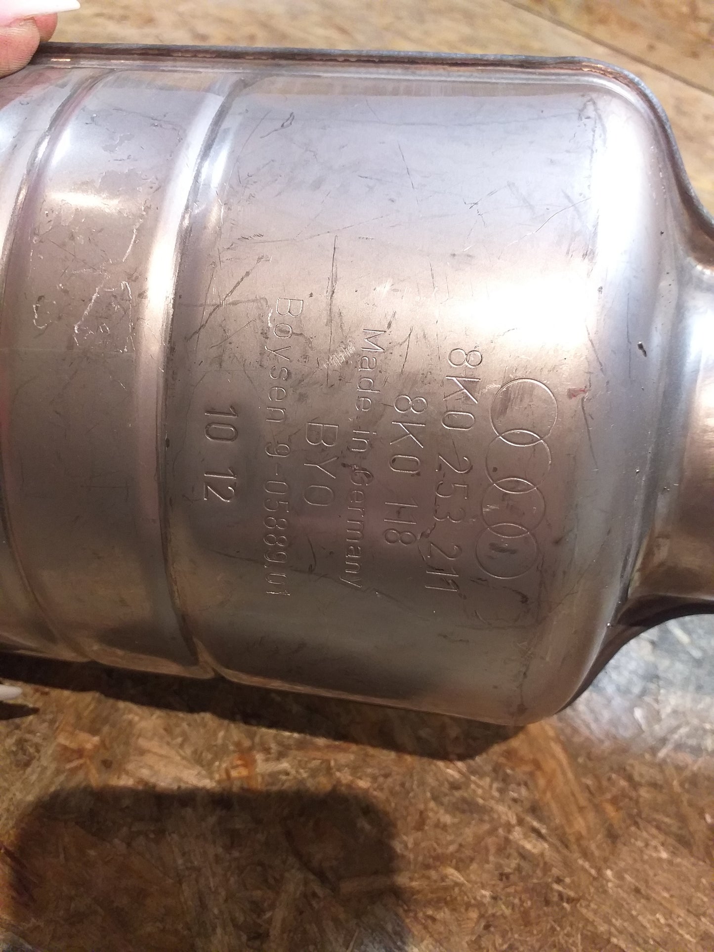 Audi A4, Avant S4, Quattro A4L Abgasrohr links original  GM Opel NEU