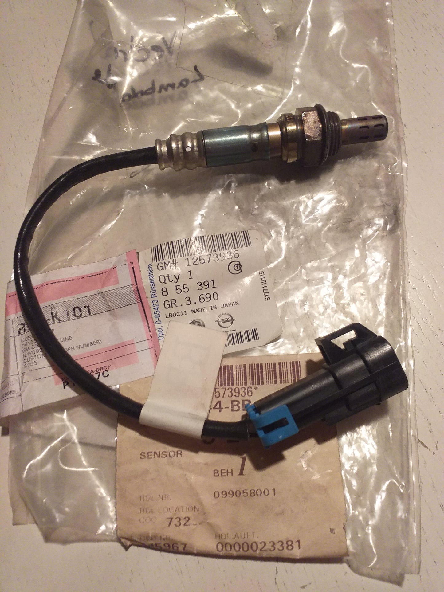 Vectra C Lambdasonde original GM Opel NEU