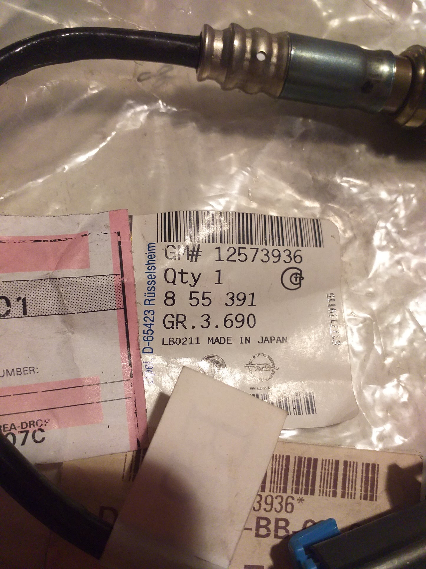 Vectra C Lambdasonde original GM Opel NEU