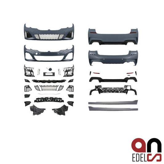 AN Sport Evo Umbau Paket Bodykit grundiert passt für BMW 3er G20 Limousine Serie & M340i