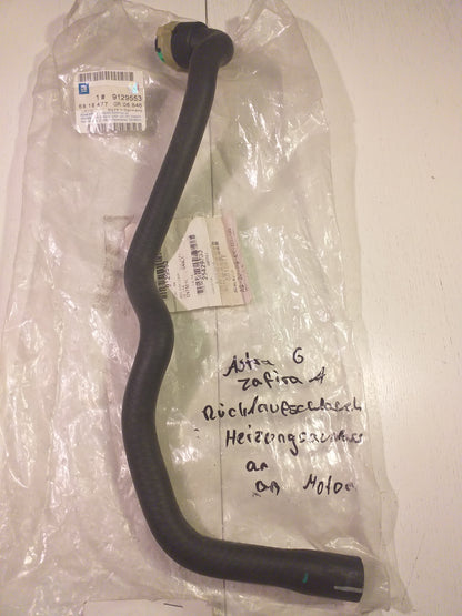 Astra G Zafira A Rücklaufschlauch Heizungsauslass an Motororiginal  GM Opel NEU