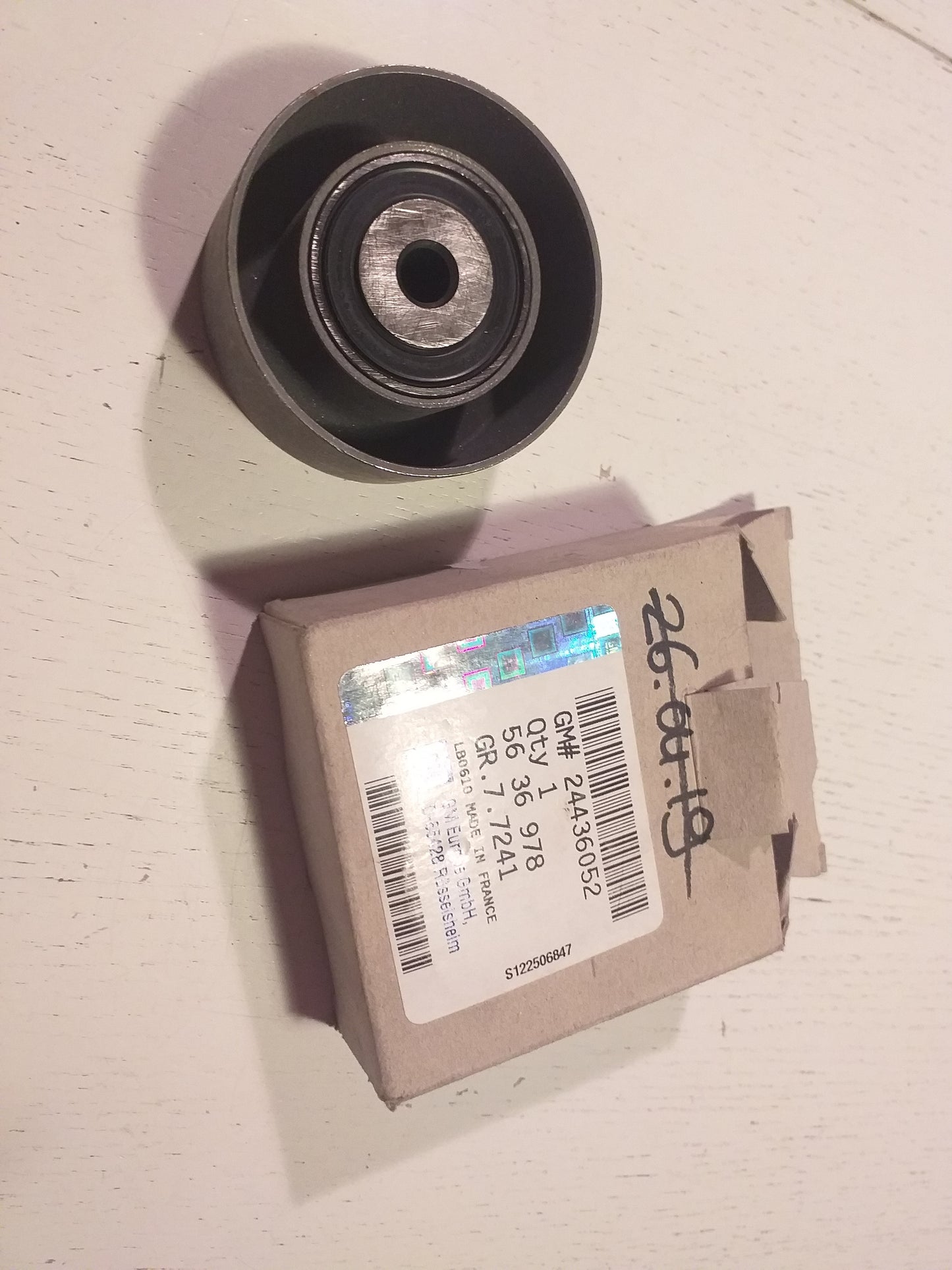 Astra Insignia Meriva Mokka Vectra Umlenkrolle Zahnriemen original GM Opel NEU