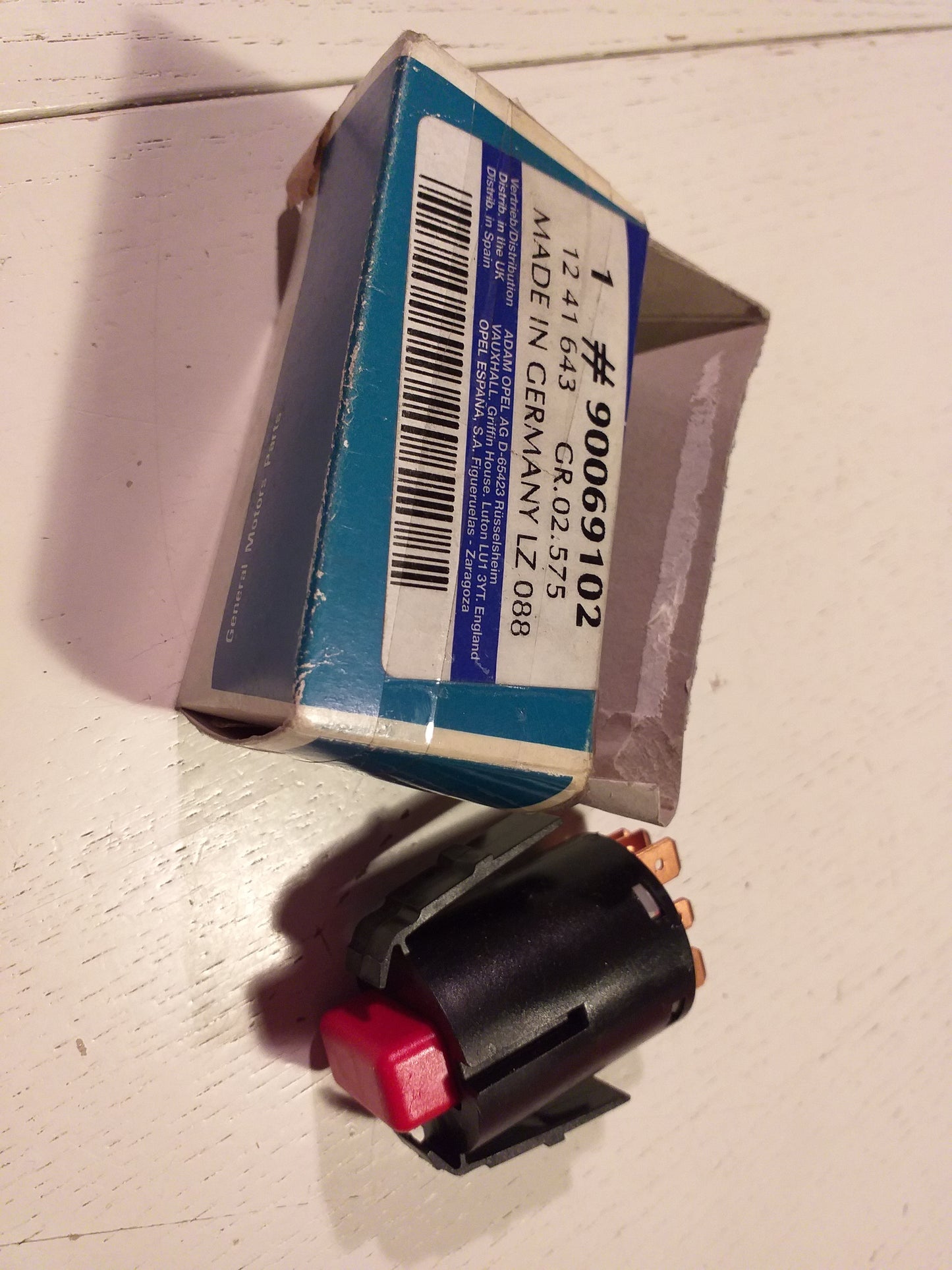 Ascona C Warnblinkschalter original GM Opel NEU