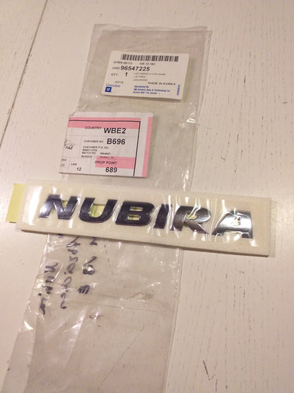 Daewoo Nubira Schriftzug Emblem original GM Opel NEU