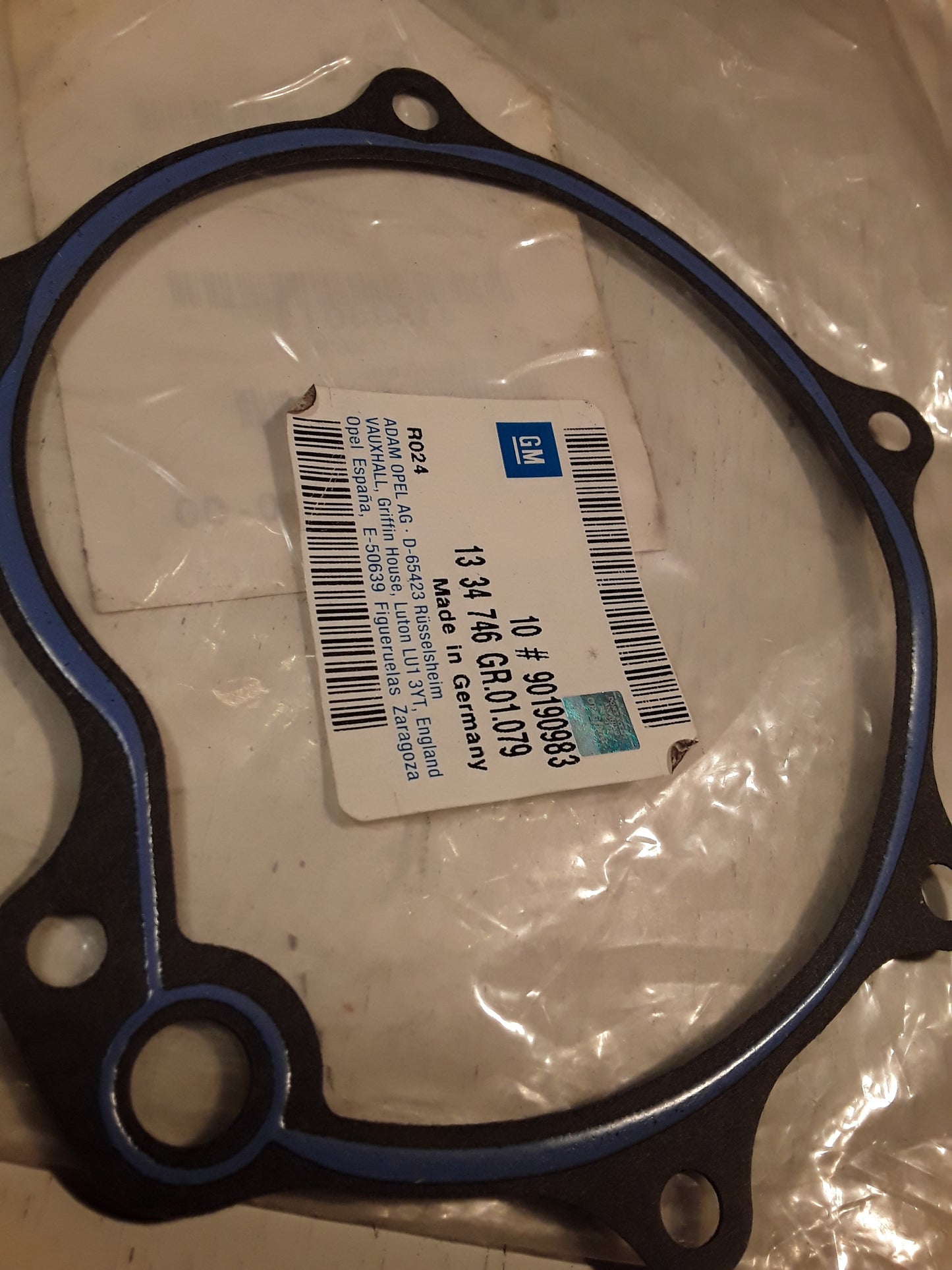 Omega Frontera Senator B Dichtung Wasserpumpe (Motorenbezeichnung siehe Beschreibung) original GM Opel NEU