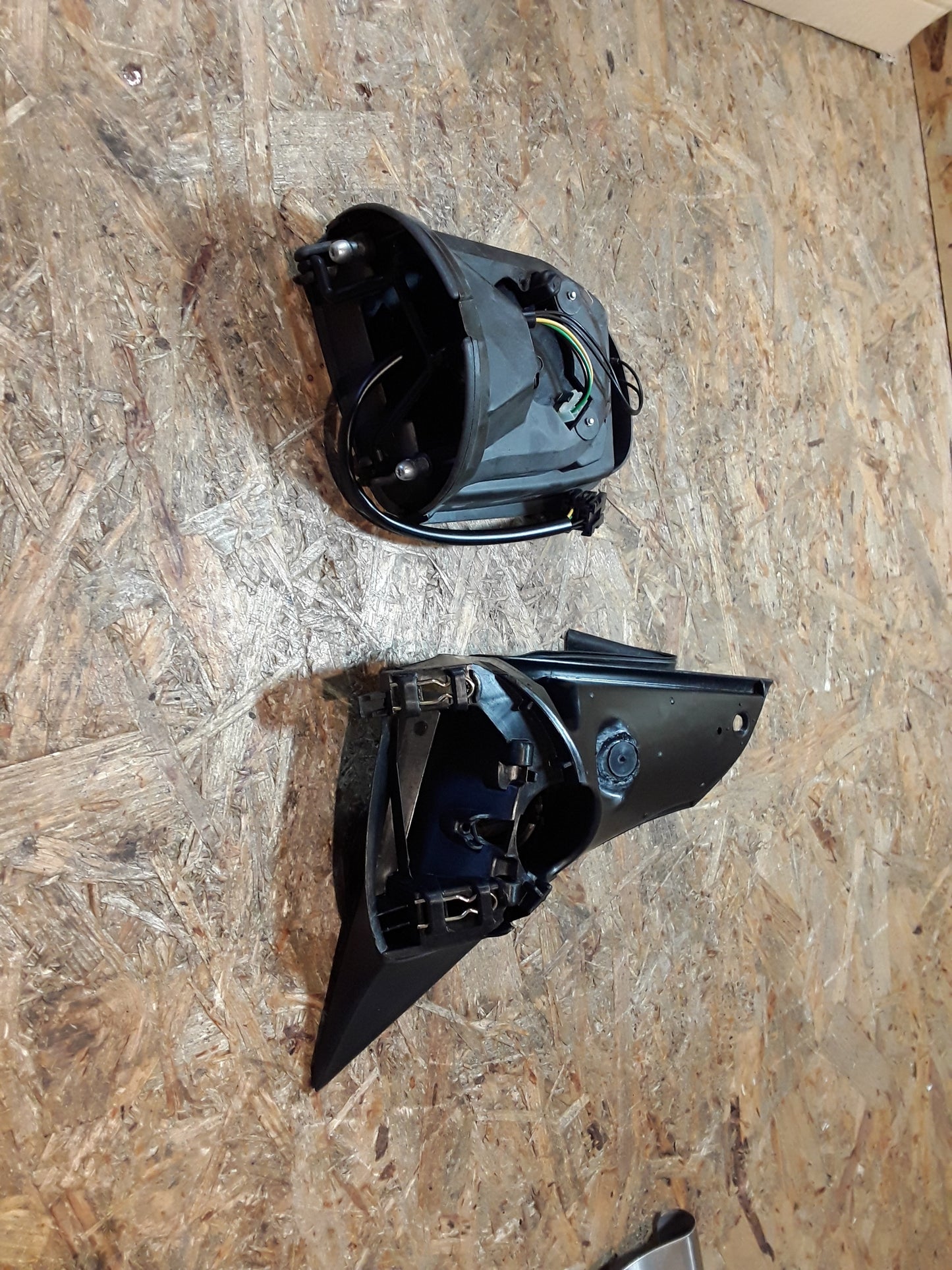 Corsa B Außenspiegel links elektrisch schwarz original GM Opel NEU
