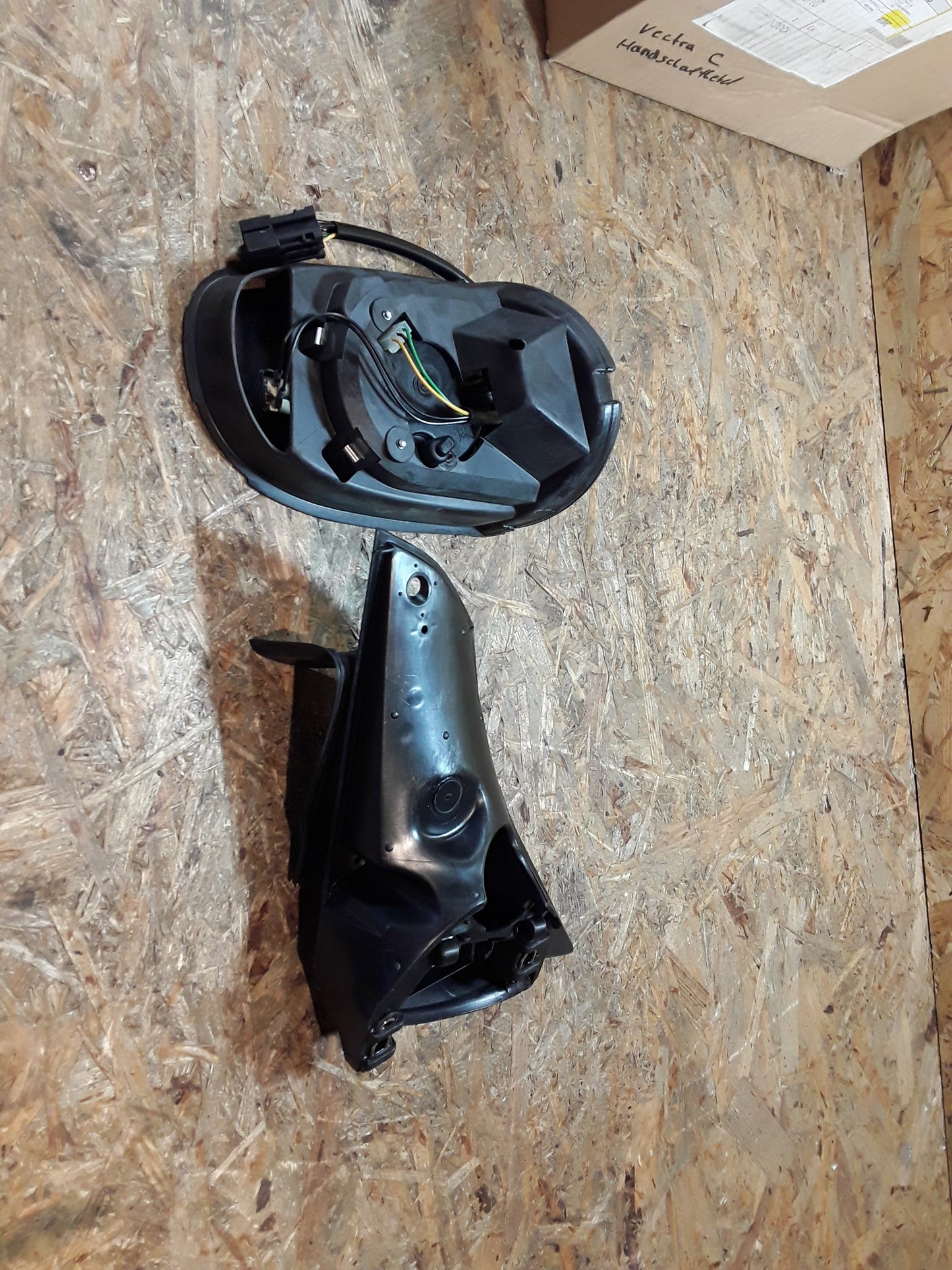 Corsa B Außenspiegel links elektrisch schwarz original GM Opel NEU