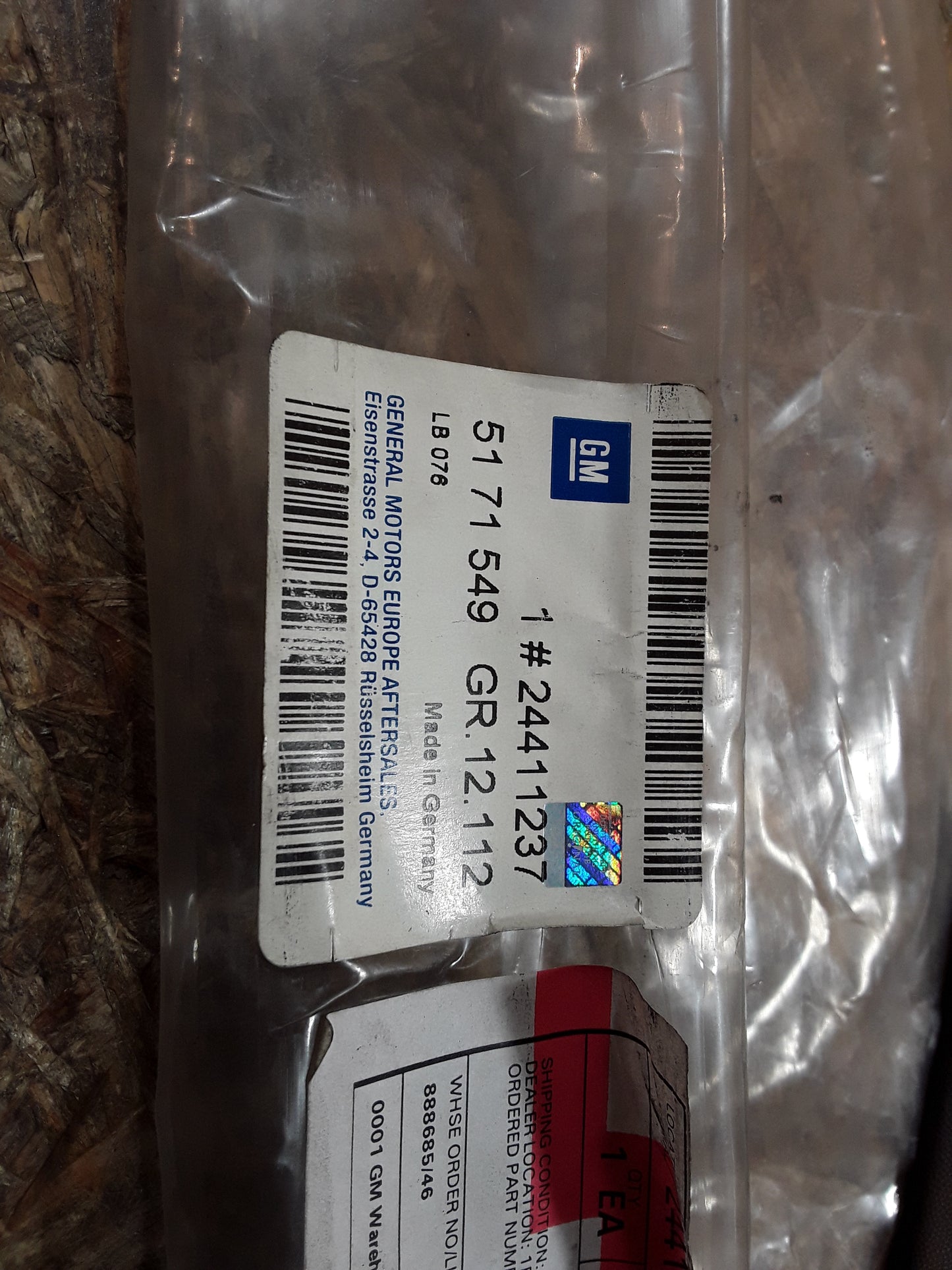 Corsa B Schutzzierleiste Türe vorne links original GM Opel NEU