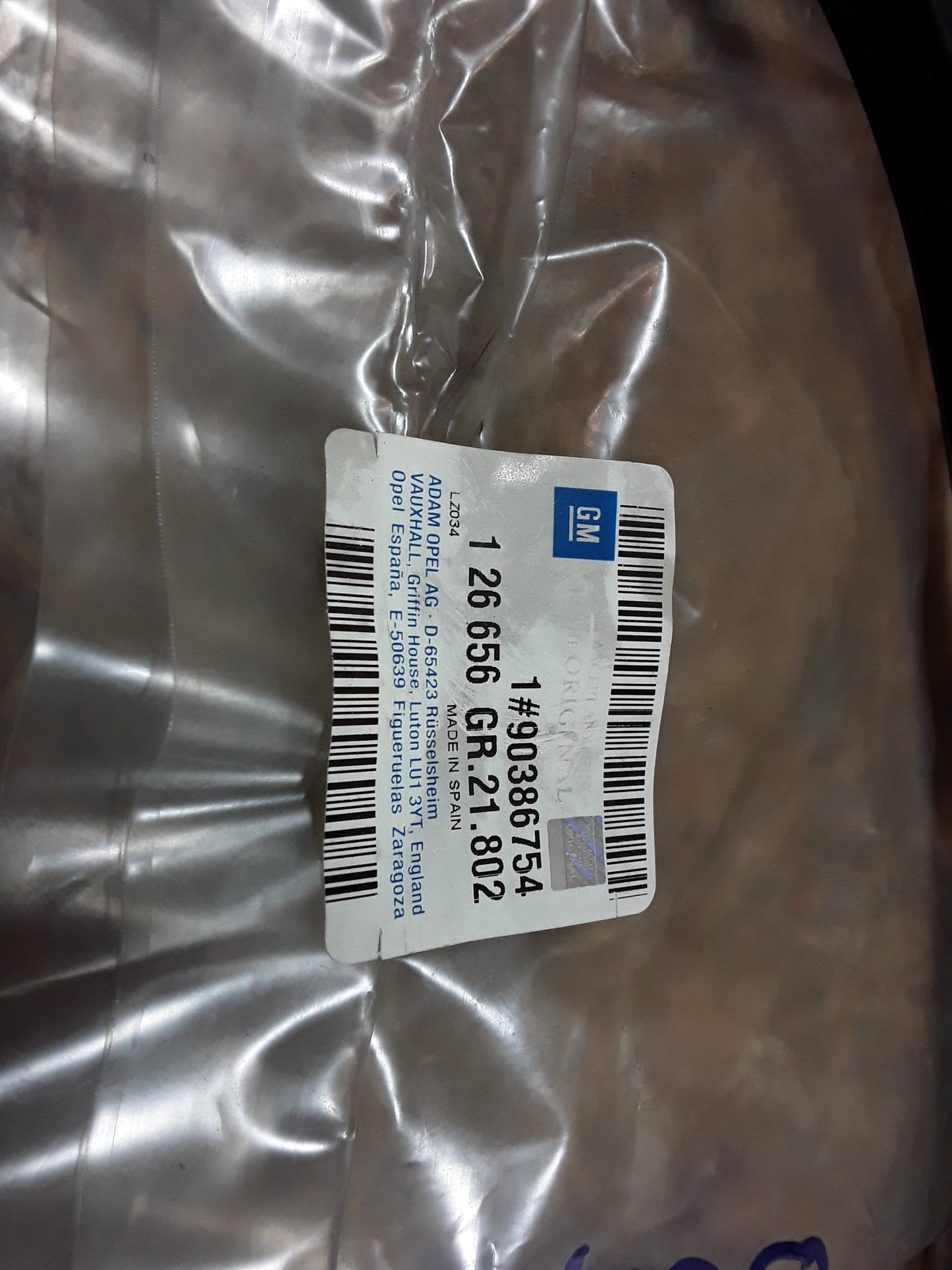 Corsa B Zierleiste Heckscheibe original GM Opel NEU
