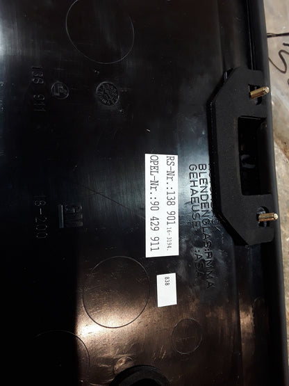 Vectra A Nummernschildblende hinten original GM Opel NEU