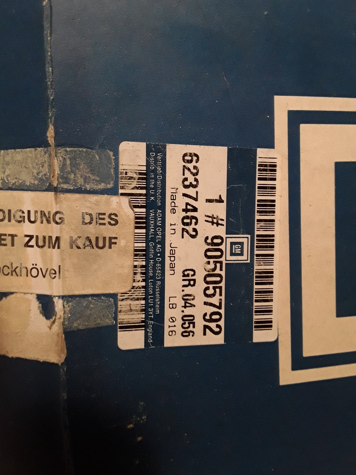 Vectra B 1,6l 16v Steuergerät Automatikgetriebe original GM Opel NEU