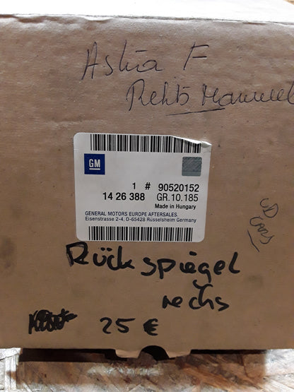 Astra F Rückspiegel rechts original GM Opel NEU