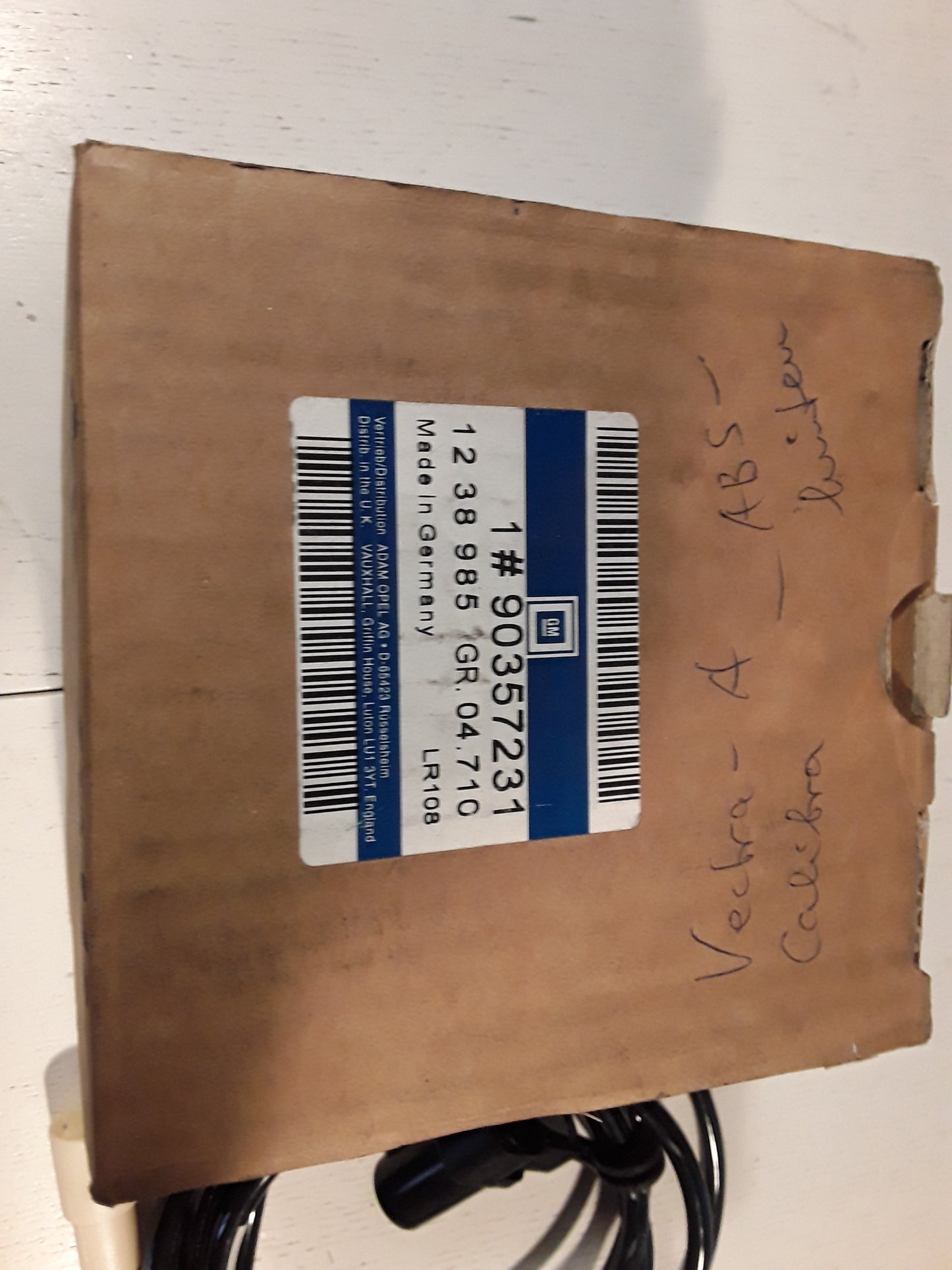 Calibra Sensor Drehzahl hinten links original GM Opel NEU