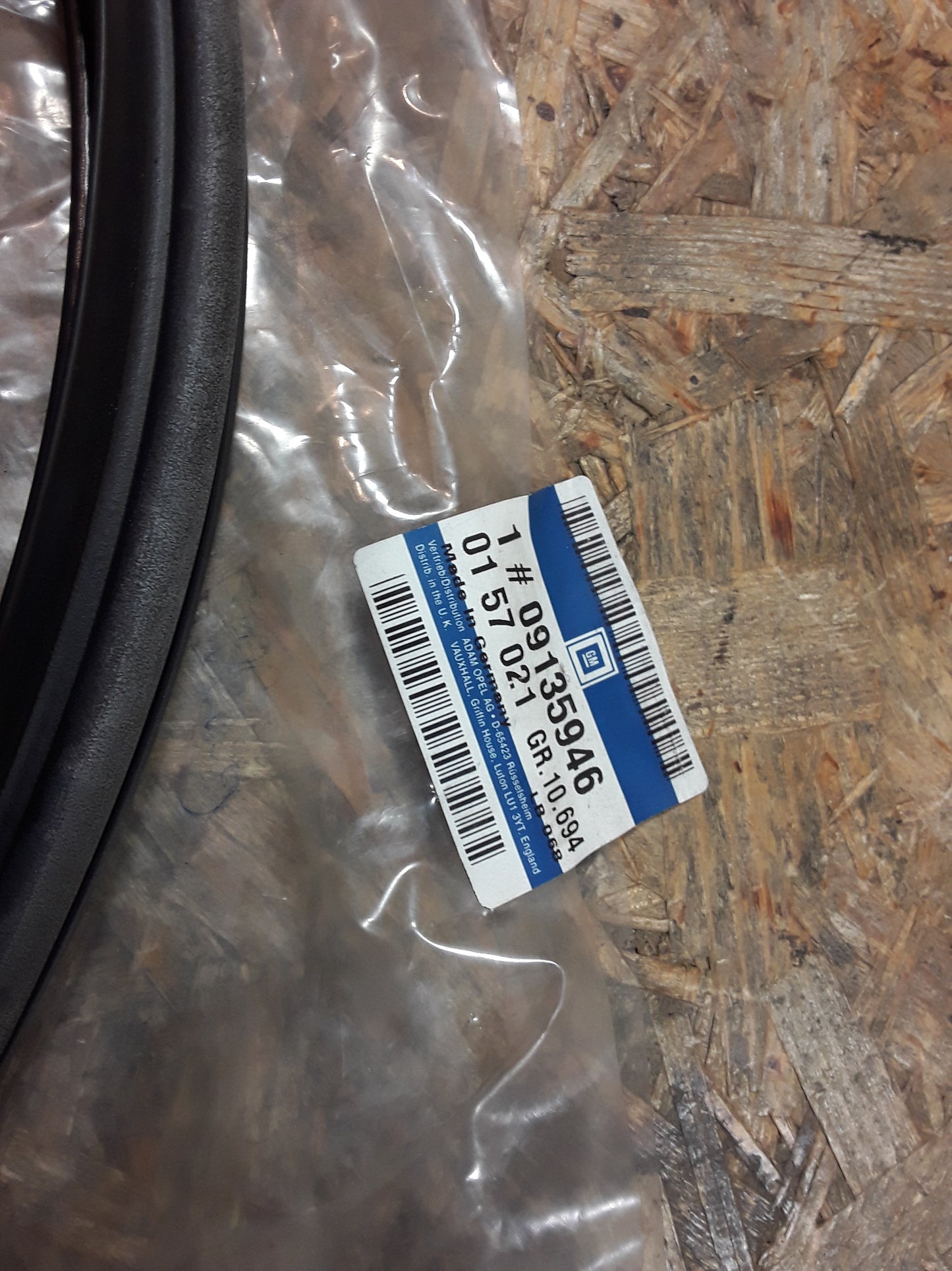 Vectra B Dachrahmen Gummiabdichtung links original GM Opel NEU
