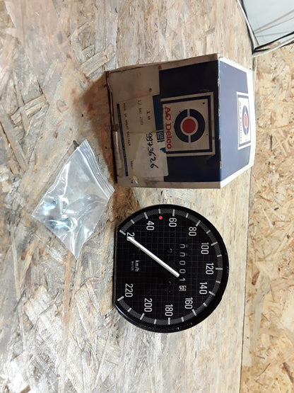 Kadett E Ascona C Corsa A/B Tachometer bis 220 km/h original GM AC DELCO Opel NEU