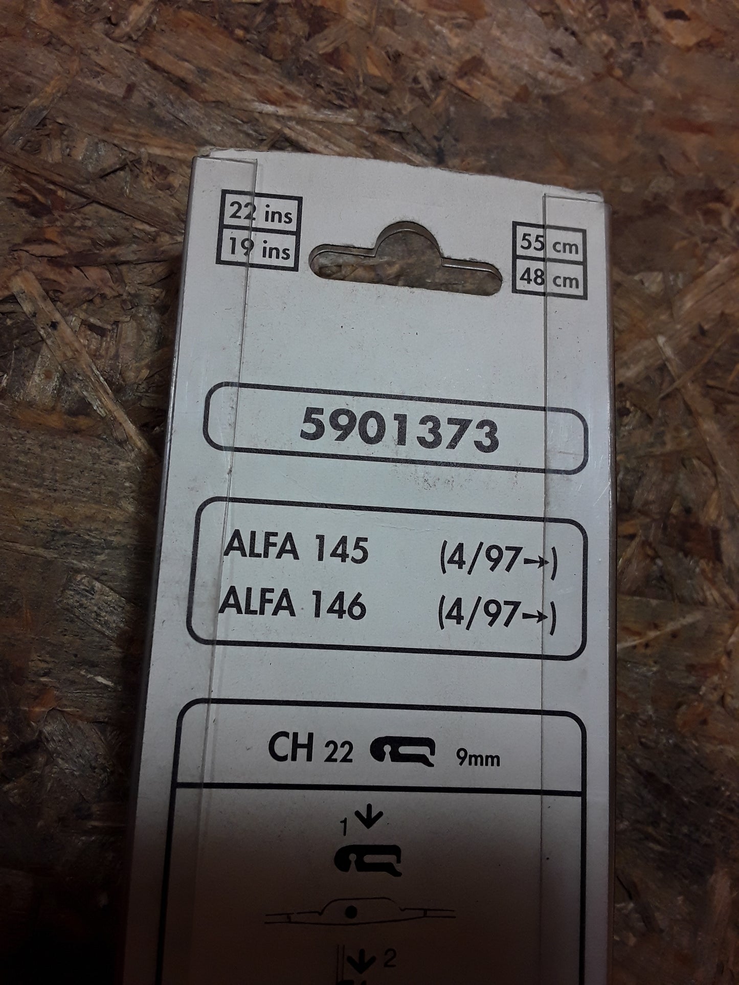Alfa Romeo 145 / 146 Scheibenwischersatz original Alfa Romeo NEU