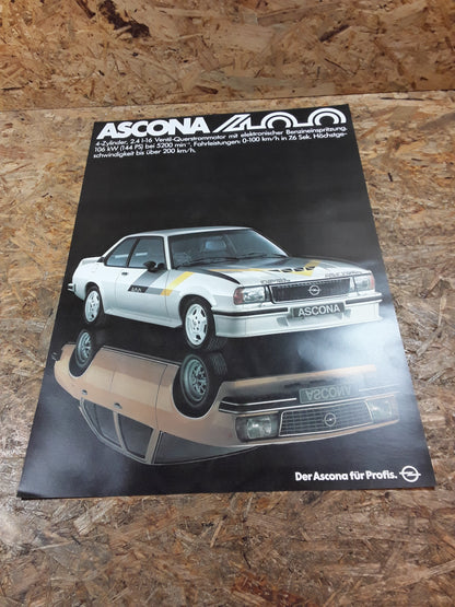 GM Opel Ascona 400 Poster